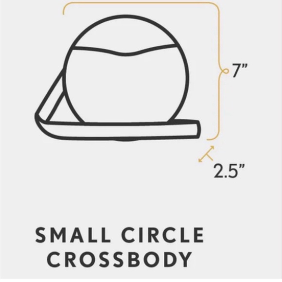 Portland Leather Goods Small Circle Crossbody Bag - Picture 8 of 8